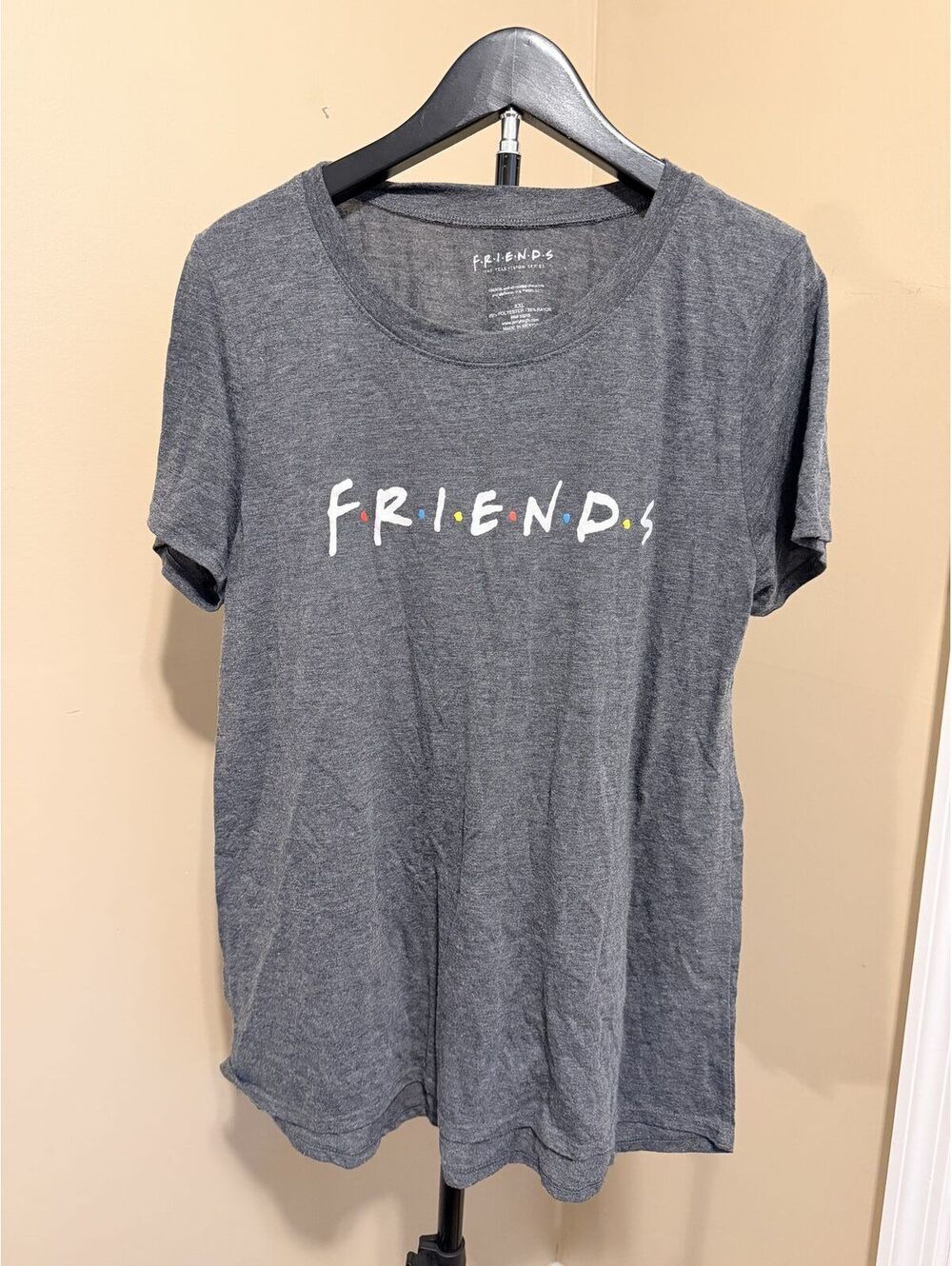 Friends TV Show Gray Graphic Tee XXL